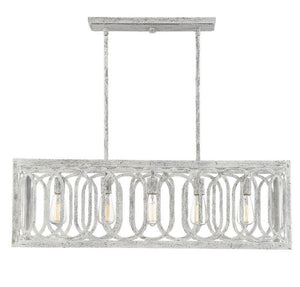 Westbrook 5-Light Linear Chandelier in Charisma