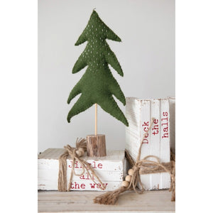 Wood Block Faux Books with Holiday Saying, 6 Styles