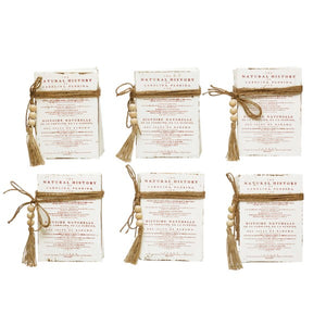 Wood Block Faux Books with Holiday Saying, 6 Styles