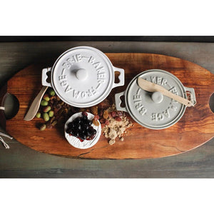 Stoneware Brie Baker