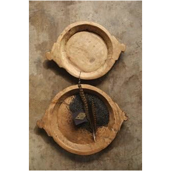 Hand Carved Wood Bowl