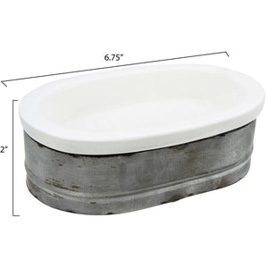 Stoneware Soap Dish