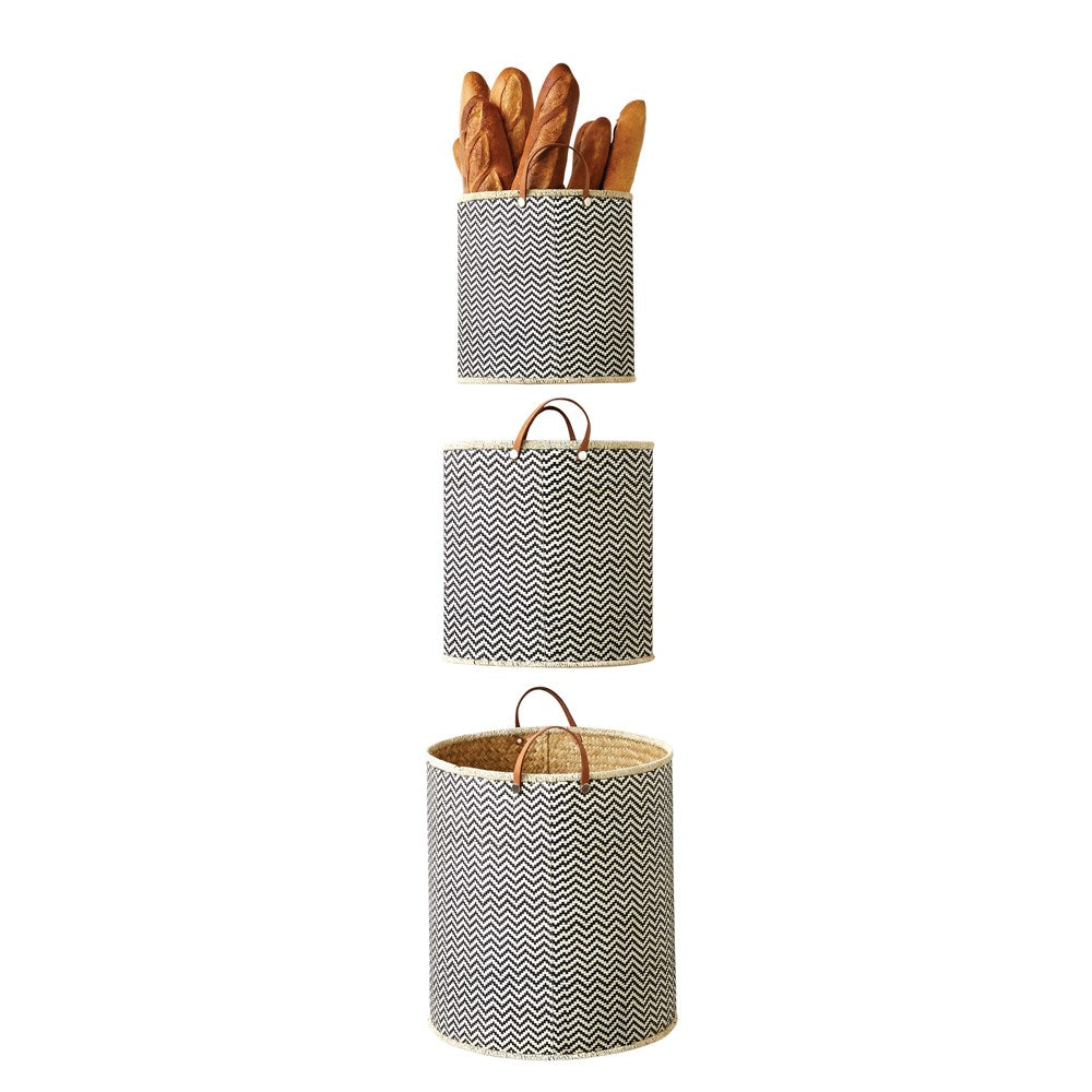 Palm Leaf Laundry Baskets