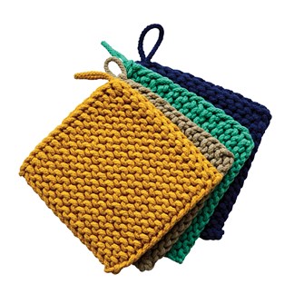 Cotton Crocheted Pot Holder - 3 Colors – Salt & Honey Market