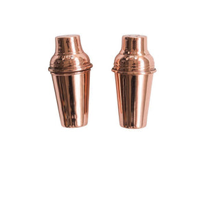 Stainless Steel - Copper Salt & Pepper Shakers