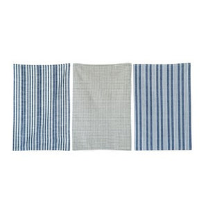 Cotton Tea Towels - Blue
