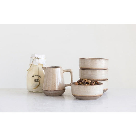 Beige Stoneware Bowl