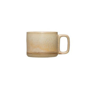 Beige Stoneware Mug