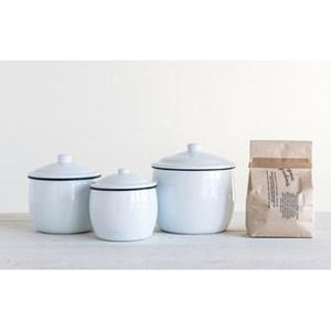 Enameled Containers Set of 3