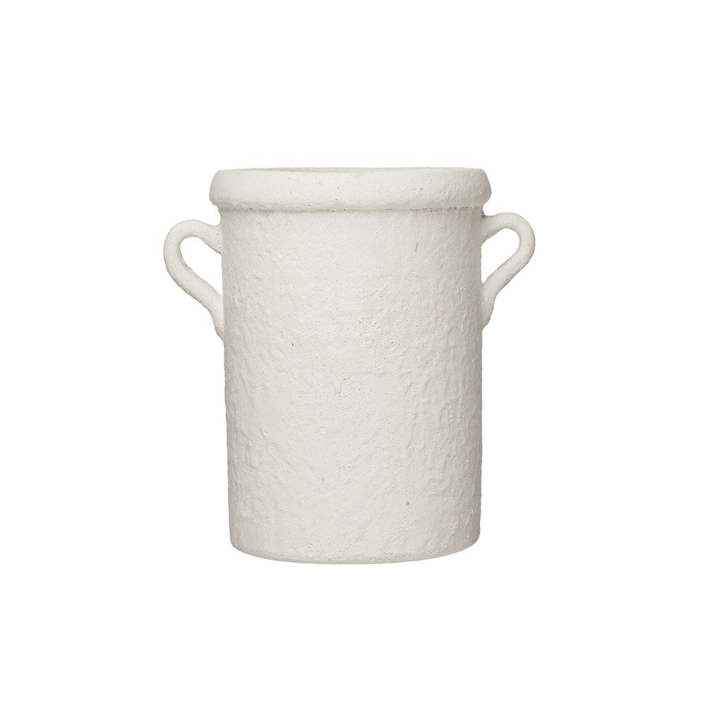 Distressed White Crock