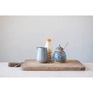 Stoneware Cream & Sugar Set