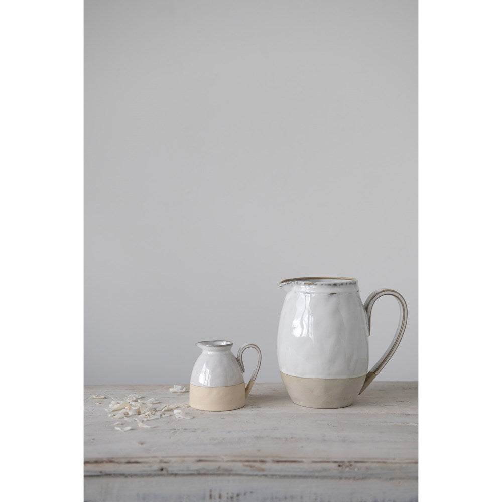 Stoneware Pitcher - Reactive Glaze