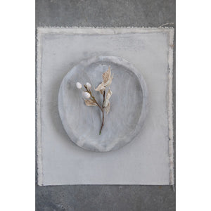 Grey Wash Wood Tray