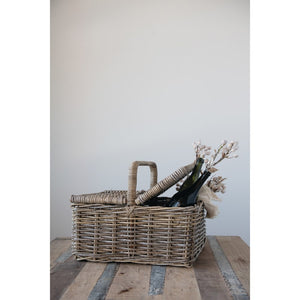 Rattan Picnic Basket