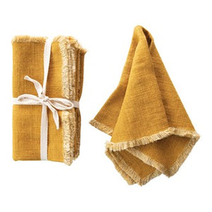 Mustard Linen Blend Napkin