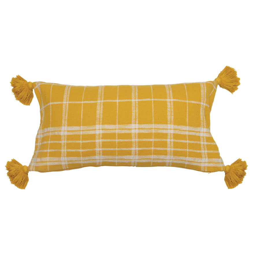 Sunny Yellow Throw Pillow