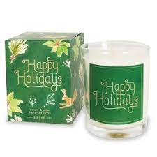 Balsam & Cedar Happy Holidays Boxed Votive