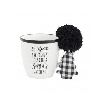 Teacher Santa Mug Set with Ornament