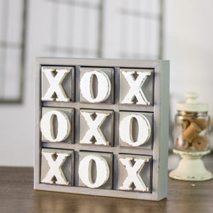 Wood Block Tic Tac Toe