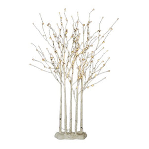 4' Birch Lighted Grove