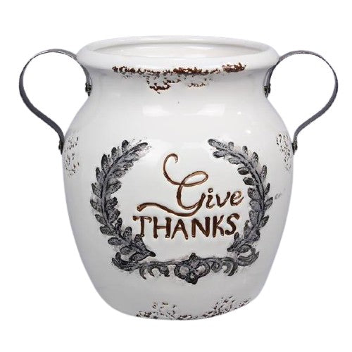 Give Thanks Vase