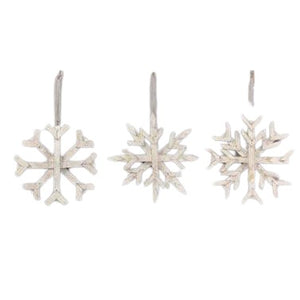 Wooden Snowflakes