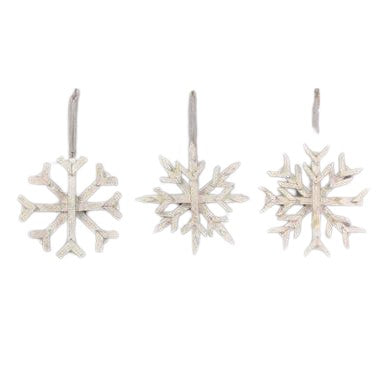 Wooden Snowflakes