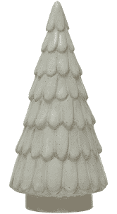 Stoneware Tree with Glaze