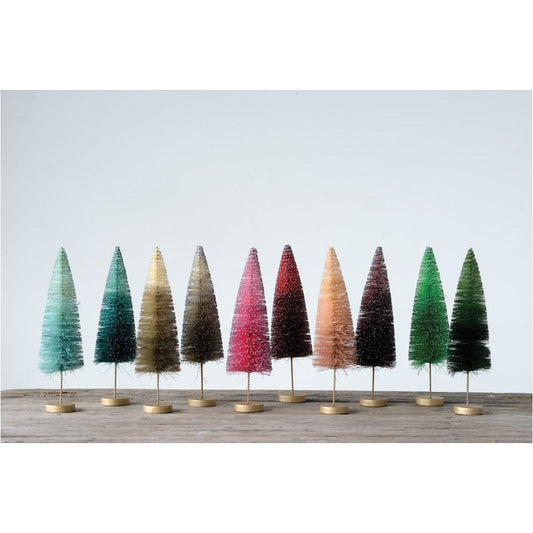 Sisal Bottle Brush Tree - Medium - Ombre