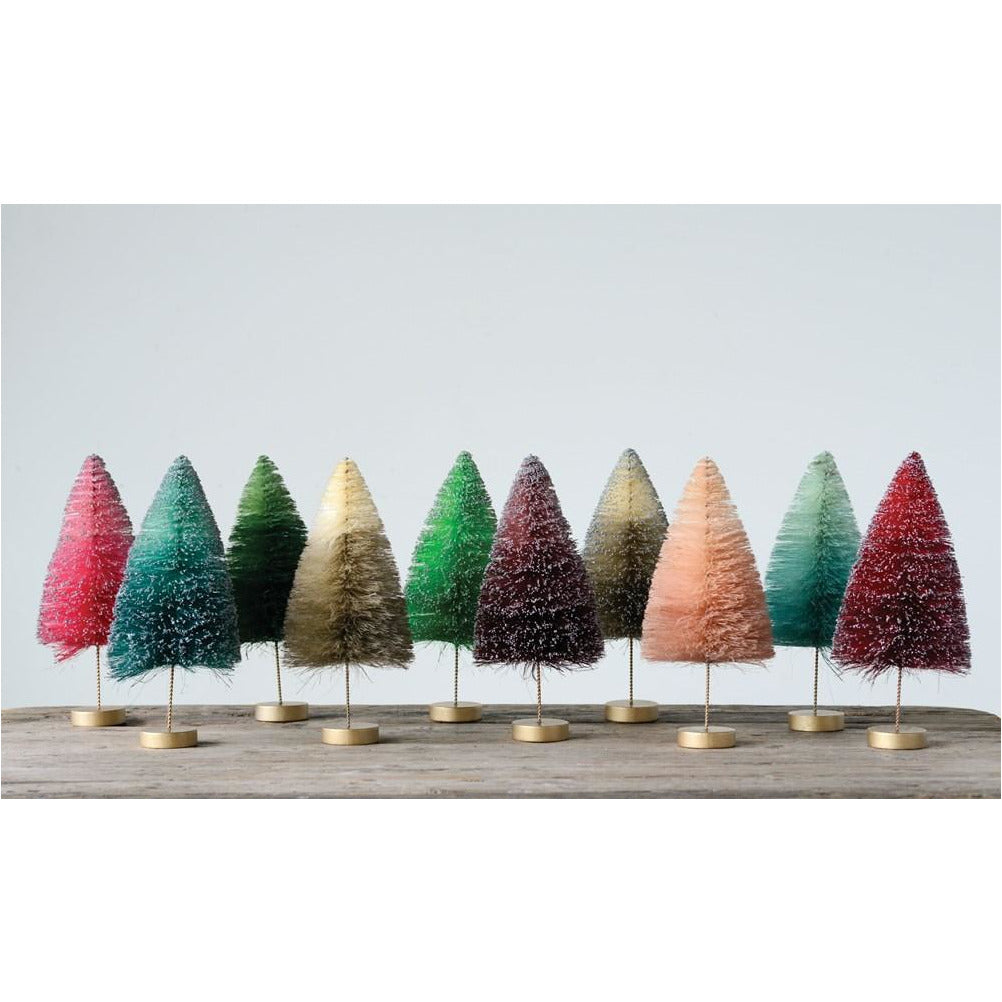 Sisal Bottle Brush Tree - Large - Ombre