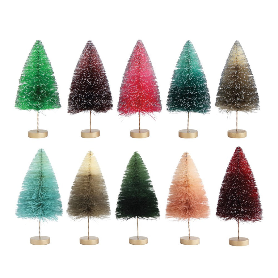 Sisal Bottle Brush Tree - Large - Ombre