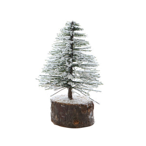 Snow Finish Bottle Brush Tree