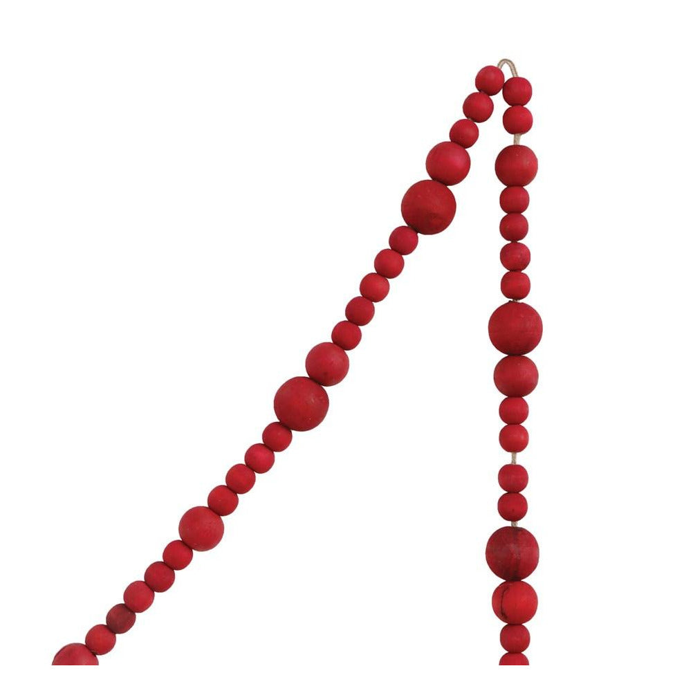 Paulownia Wood Bead Single Strand Garland