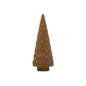 caramel tear drop flocked