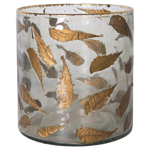 Gilded Gold Leaf Vase