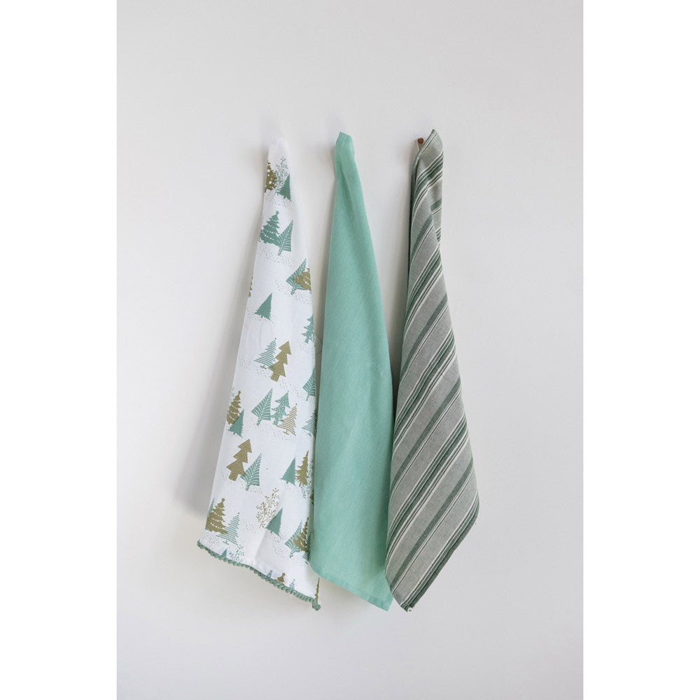 Tree Tea Towel Set - Holiday
