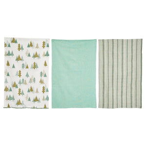 Tree Tea Towel Set - Holiday