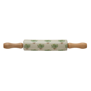 Christmas Holly Rolling Pin