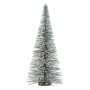 Bottle Brush Tree with Wood Base